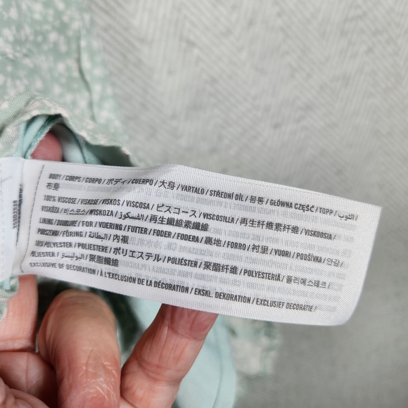 Hollister Mint Light Green Small Spaghetti Strap Lace Back Dress - Picture 10 of 14